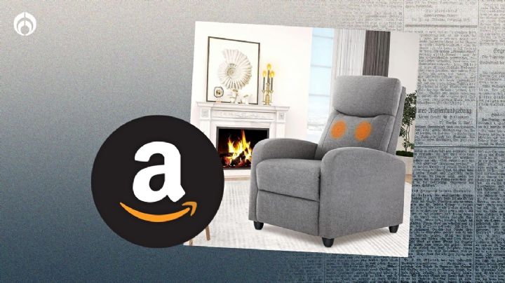 Amazon: el sillón reclinable eléctrico más vendido y con masajeador (menos de 6500 pesos)