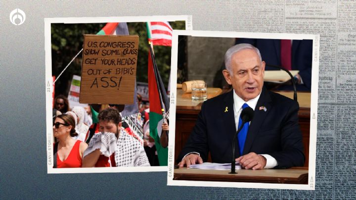 Netanyahu pide más armas a EU para la guerra en Gaza; desata protestas