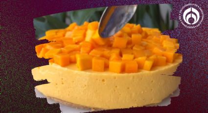 Receta para un delicioso pay de mango sin horno