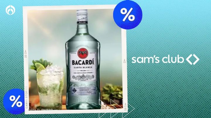 Ahórrate un dinerito: Sam's Club remata patona de 1.75L de Bacardí