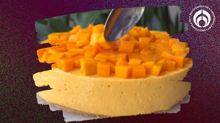 Receta para un delicioso pay de mango sin horno