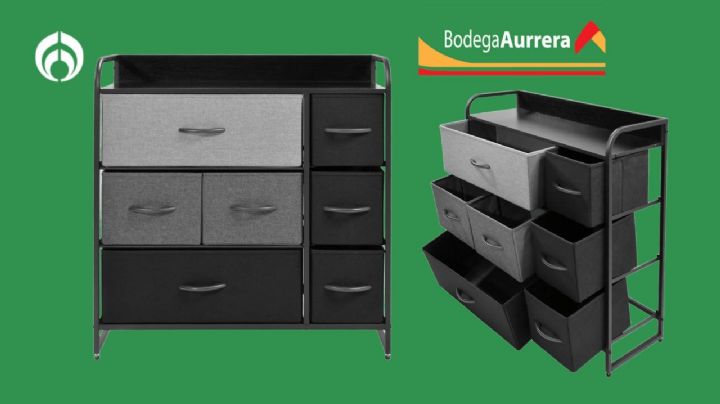 El mueble organizador que es perfecto para tu sala y Bodega Aurrera puso con descuentazo