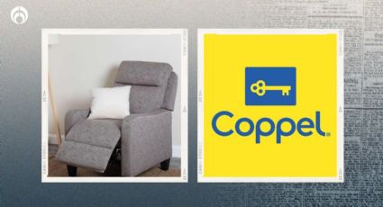 Coppel remata sillón reposet elegante y acolchonado (menos de 4500 pesos)