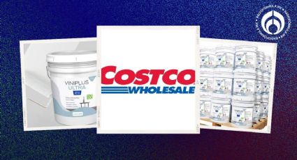 Para remodelar tu casa: Costco remata caja de 36 cubetas de pintura blanca viní-acrílica de 19 l