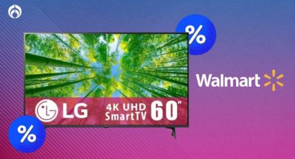 Walmart desploma el precio de pantallota LG de 60 pulgadas; es 4K y AI Sound