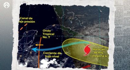 Huracán 'Beryl': Yucatán mantiene Alerta Verde y levanta más de mil refugios