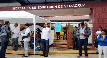 Sindicato toma la Secetaría de Educación de Veracruz; estas son sus demandas