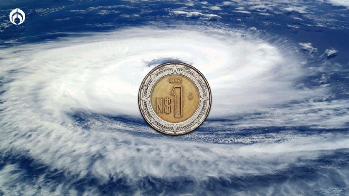 Peso con fuerza de 'huracán': le pega al dólar y cierra en 18.18 unidades