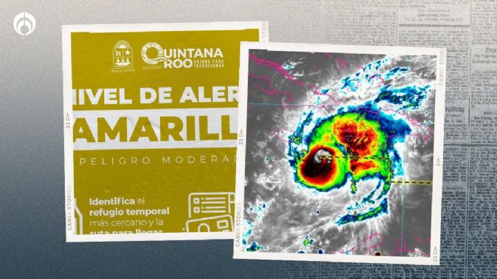Huracán Beryl: emiten alerta amarilla en QRoo; pegará entre Tulum y Carrillo Puerto