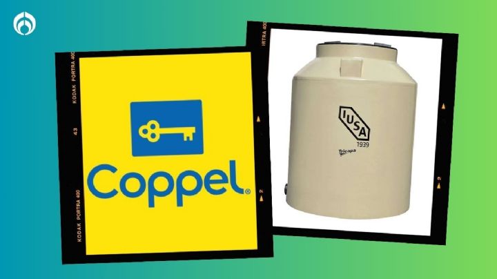 Coppel rebaja este tinaco de 450 litros, ideal para casas pequeñas (cuesta menos de 2,000 pesos)