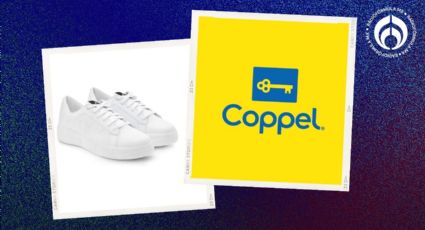 Coppel remata 2 tenis blancos Nautica que son súper cómodos y de moda