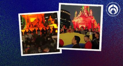 Venezolanos protestan en el Ángel de la Independencia; se oponen a reelección de Maduro