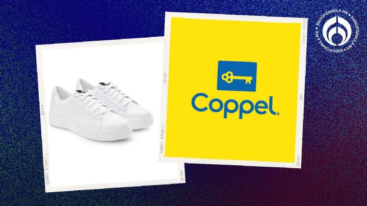 Coppel remata 2 tenis blancos Nautica que son súper cómodos y de moda