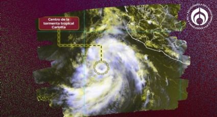 Tormenta tropical Carlotta: ¿Cuál es su trayectoria y qué estados se verán afectados?