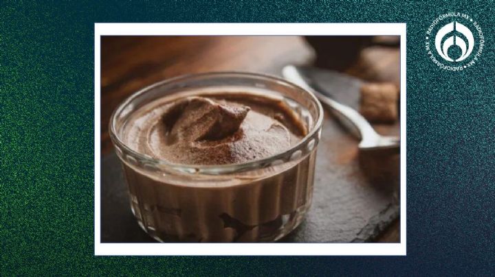 La receta para un cremoso mousse de chocolate con sólo un ingrediente y sin cocinar