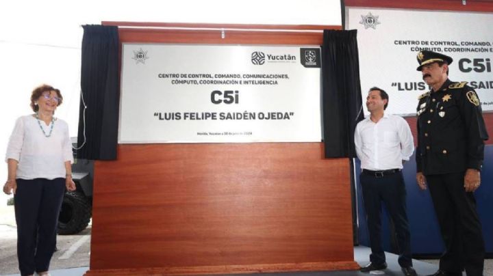 Un legado de seguridad: C5i adopta el nombre de Luis Felipe Saidén Ojeda por sus años de servicio