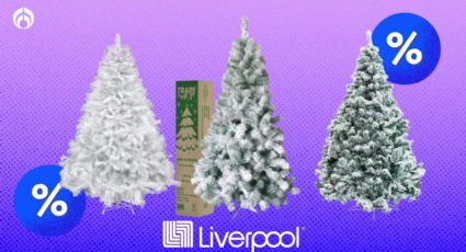 Liverpool ya remata 4 bellos árboles de Navidad de casi 2 metros con más del 70% de descuento