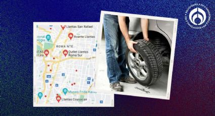 Estos son los mejores sitios para cambiar tus llantas en CDMX, según Google Maps