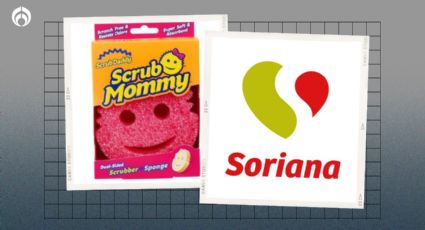 Soriana vende al 4X2 la potente esponja Scrub Mommy que arranca el sarro por completo de tu baño