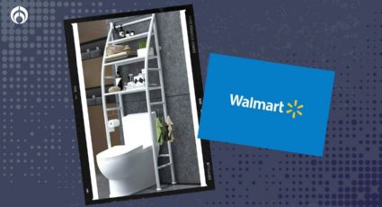 Walmart remata organizador para baño ideal para espacios pequeños (menos de 350 pesos)