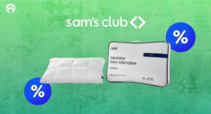 Duerme cómodo con la almohada Luuna hipoalergénica ajustable que Sam's Club remata