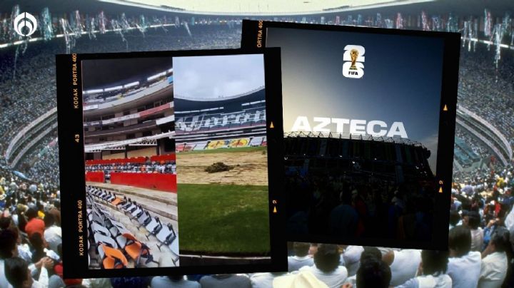 Así va la remodelación del Estadio Azteca: sin pasto y sin butacas (VIDEO)