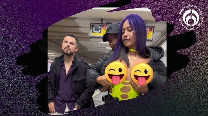 Escándalo en el Metro: Luna Bella es captada haciendo actos sexuales dentro de vagones