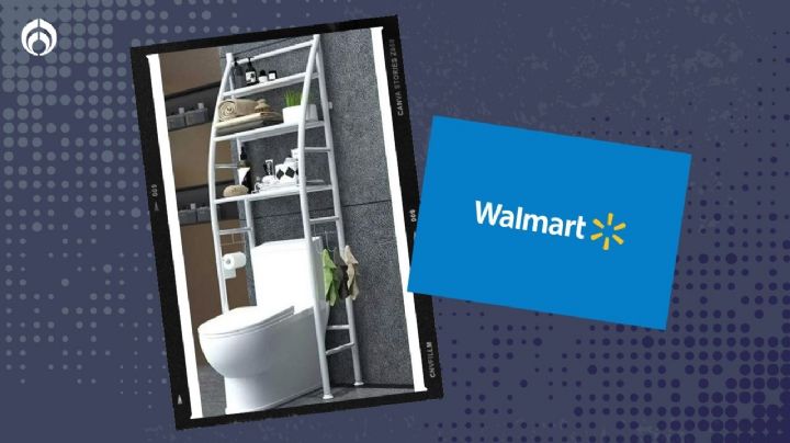 Walmart remata organizador para baño ideal para espacios pequeños (menos de 350 pesos)