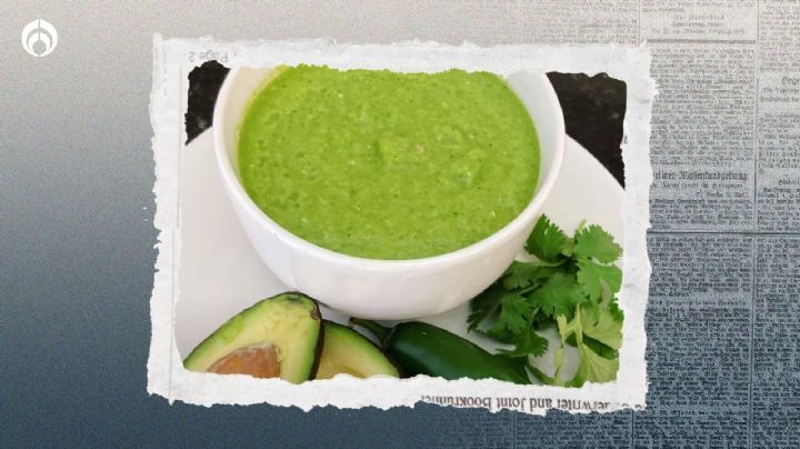 Cómo hacer salsa verde de aguacate en un minuto: fácil y deliciosa