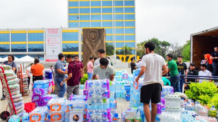 UANL recolecta siete toneladas de ayuda para afectados de 'Alberto'