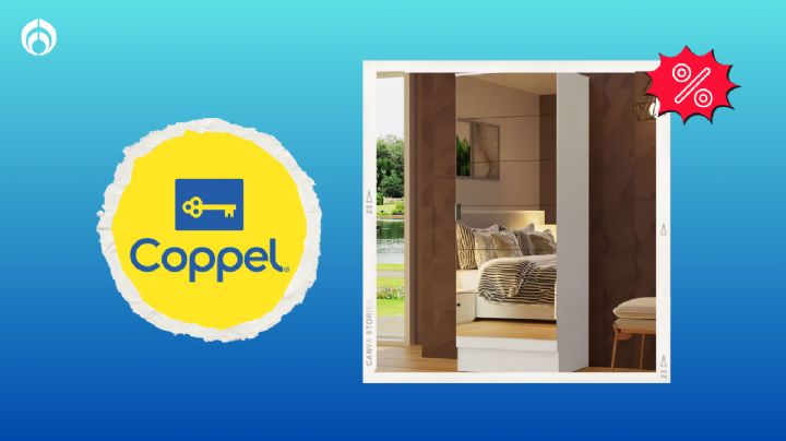 Coppel aplica descuentazo del 39% a esta zapatera con espejo para ahorrar espacio en tu habitación