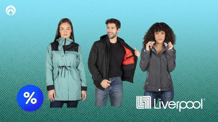 Liverpool remata chamarras Greenlander impermeables para días lluviosos; son cómodas y duraderas