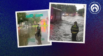 (VIDEO) CDMX, 'bajo el agua': reportan inundaciones; hay alerta roja por lluvias