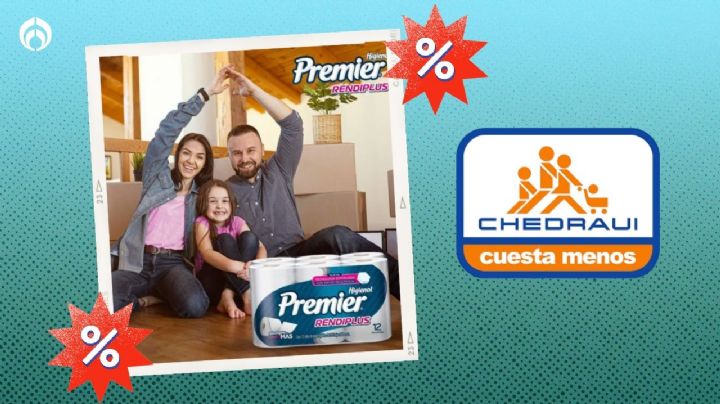 Corre a Chedraui por el papel de baño Premier Rendiplus que está en rebaja y avalado por Profeco