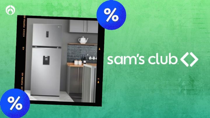 Sam's Club rebaja el refrigerador LG de 14 pies; tiene buenas reseñas y es de los más vendidos