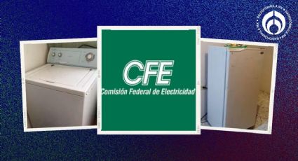 Estos son los requisitos para que la CFE cambie tu lavadora y refrigerador por unos NUEVOS