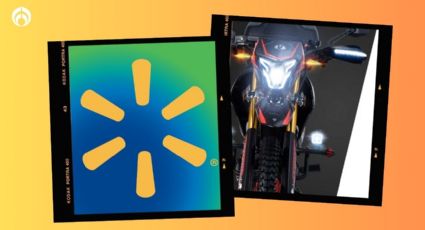 Walmart rebaja casi 10,000 pesos a esta moto negra con 6 velocidades y cajuela (3 años de garantía)