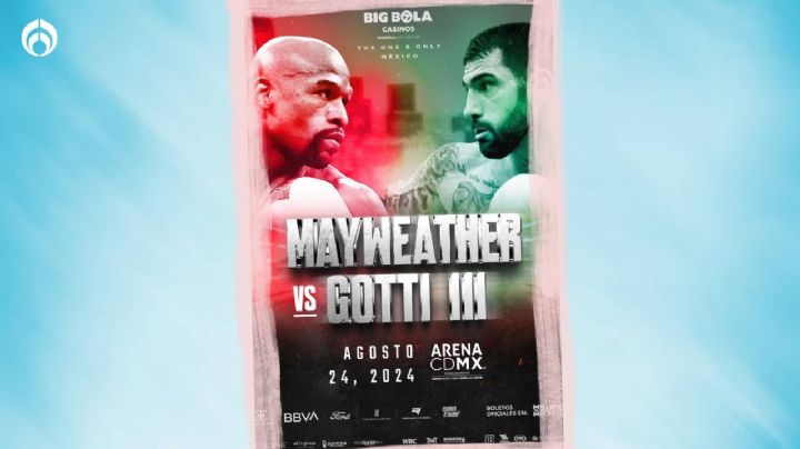 Floyd Mayweather Jr. vs John Gotti III en la Arena Ciudad de México: Precios y fechas