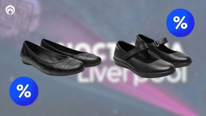 Rumbo a la Venta Nocturna Liverpool: Rebaja 8 zapatos Flexi negros ideales para la escuela