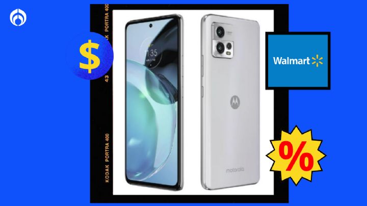 Walmart tiene barato este celular Motorola; tiene 4 cámaras y viene en 3 colores