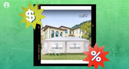 ¡Increíble oferta del 60%! Carpa con ventanas de 6x3 m a precio insuperable en Liverpool