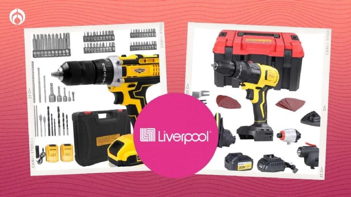 Pronto llegará la Venta Nocturna y Liverpool ya remata 9 taladros inalámbricos con súper rebaja