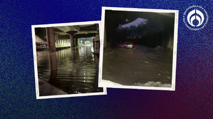 (VIDEO) 'Alberca' en Periférico: fuertes lluvias causan inundaciones y ocasionan cierres viales