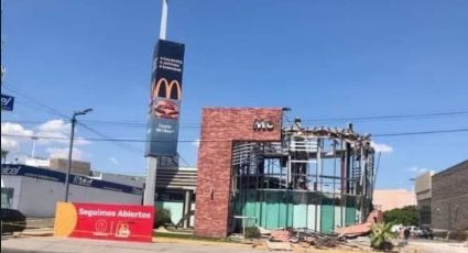 Derrumban Mc Donald’s Satélite en Hermosillo; iniciará proceso de remodelación