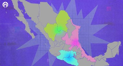 Así se vería el mapa de México con los 3 nuevos estados que han propuesto crear