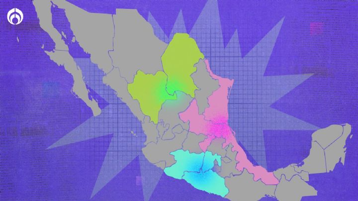 Así se vería el mapa de México con los 3 nuevos estados que han propuesto crear