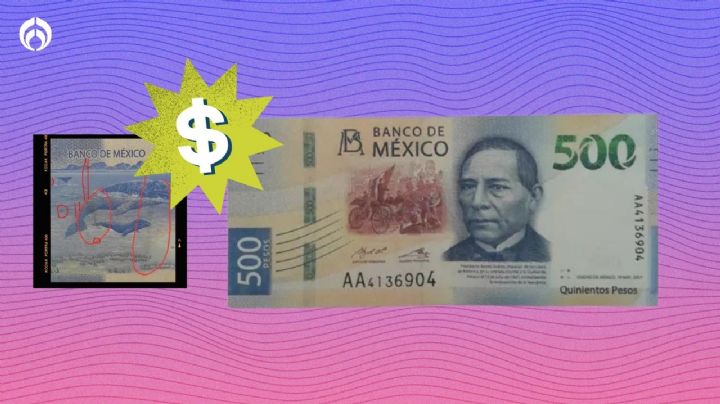 El billete de 500 pesos de Benito Juárez de la serie AA que se vende hasta en 250 mil pesos