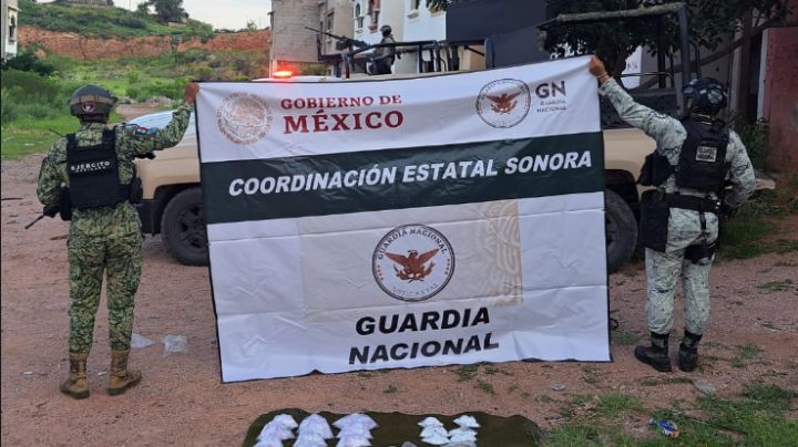 GN y Ejército Mexicano aseguran más de 2 mil dosis de drogas en Sonora