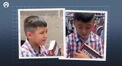 Un viaje y muchas lágrimas: la travesía de un niño por un autógrafo de AMLO