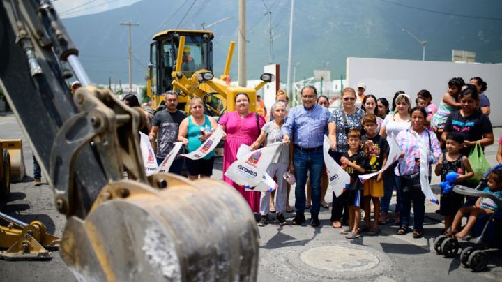 Arrancan rehabilitación de avenida principal en Escobedo NL